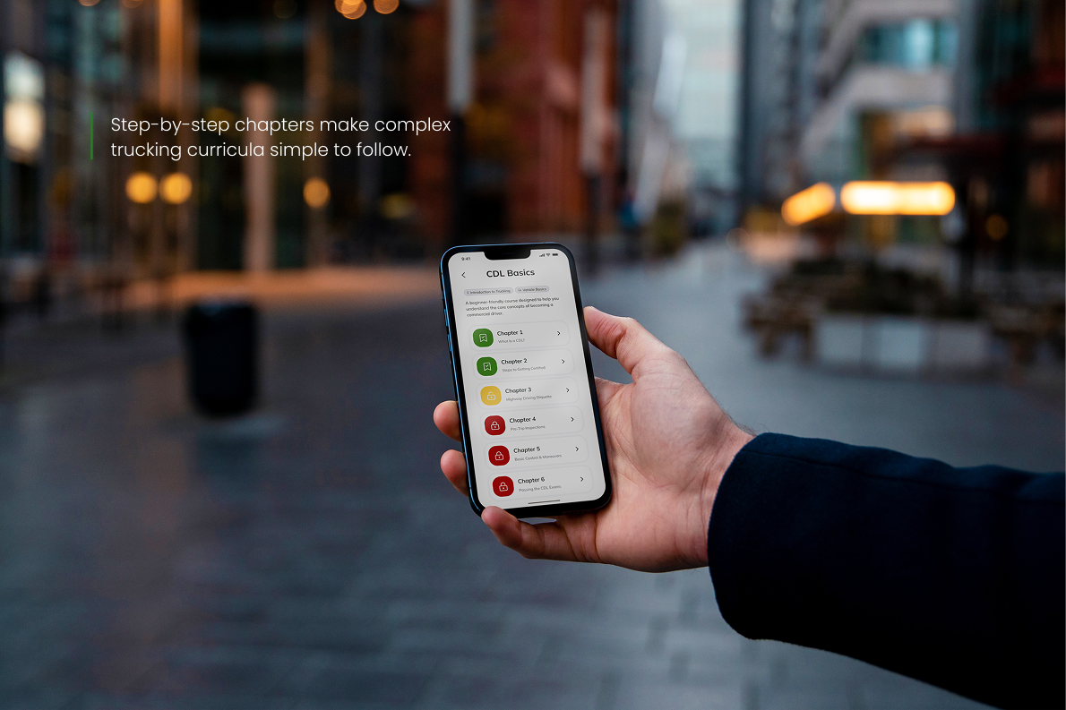 Final mobile app in use