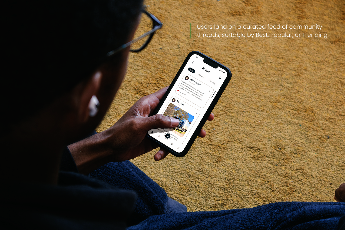 Final mobile app in use 2