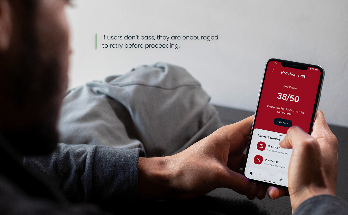 Final mobile app in use 3